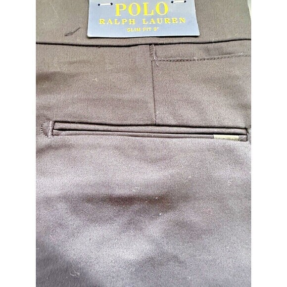 Polo Ralph Lauren Mens 7-Inch Slim Fit Dobby Shorts Collection Navy Size 30 - Picture 10 of 12